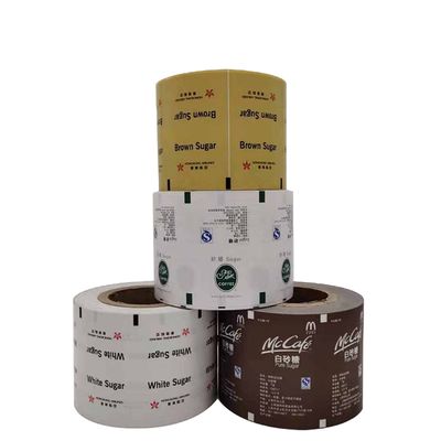 Sacos de embalagem de alimentos para açúcar Sacos de embalagem de papel PE laminado Sacos de café e chá