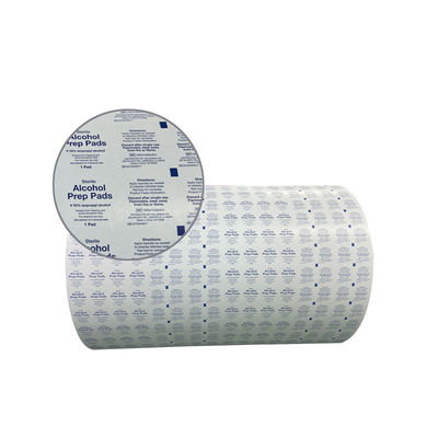 73G/83G/103G Largura Película de papel de alumínio de rolos de pasta de madeira para material de embalagem 30-1100mm