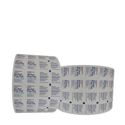 Rolo de papel de folha de alumínio para tamanho personalizado Lentes de limpeza toalhas molhadas embalagens de saquetes
