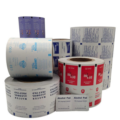 Papel medicinal de alumínio descartável para almofada de preparação de álcool
