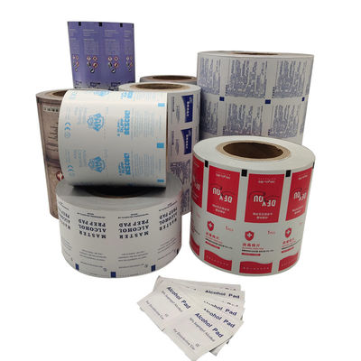 Papel medicinal de alumínio descartável para almofada de preparação de álcool