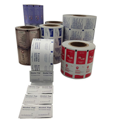 Papel medicinal de alumínio descartável para almofada de preparação de álcool