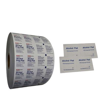 Produtos farmacêuticos Papel de alumínio para desinfecção Toalhas de limpeza molhada Solução de embalagem