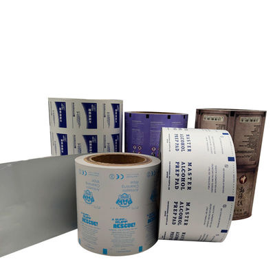 Produtos farmacêuticos Papel de alumínio para desinfecção Toalhas de limpeza molhada Solução de embalagem