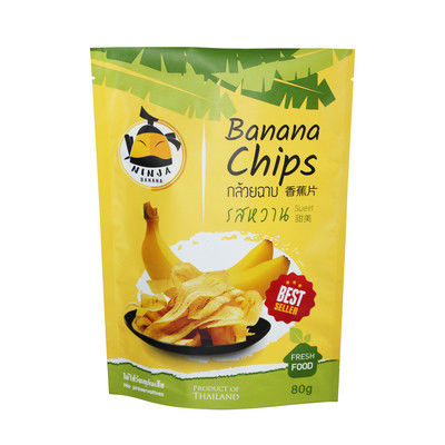 Até 9 cores Banana Chips Saco de embalagem para camadas Chips de batata Durável e atraente