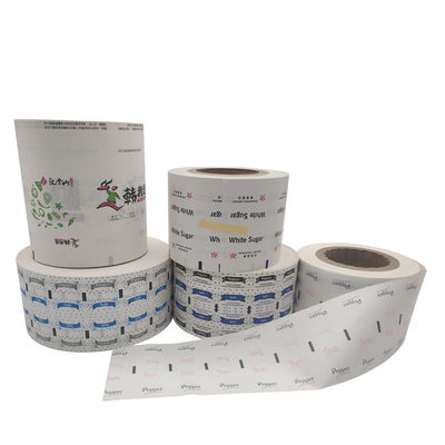 Rolo de papel laminado revestido de PE industrial para saquinhos de sal de pimenta