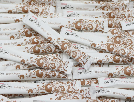 Rolos de papel branco revestidos com PE para embalagem de bastões de açúcar