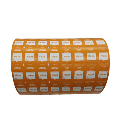 5x5cm Tamanho Pads de preparação de álcool de lado único Material de embalagem para impressão flexográfica