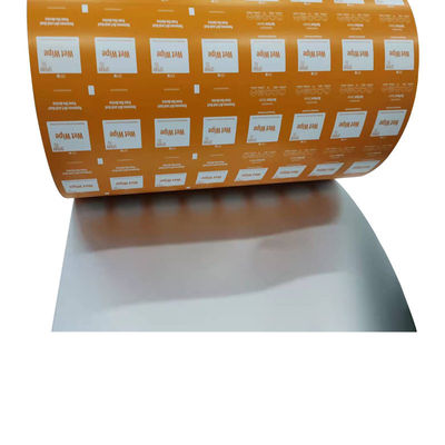 5x5cm Tamanho Pads de preparação de álcool de lado único Material de embalagem para impressão flexográfica