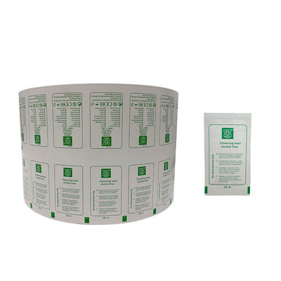 5x5cm Tamanho Pads de preparação de álcool de lado único Material de embalagem para impressão flexográfica