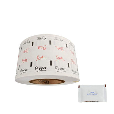 Filme de papel revestido de papel PE impresso sob medida para espessura de sal de pimenta castanha e personalizado