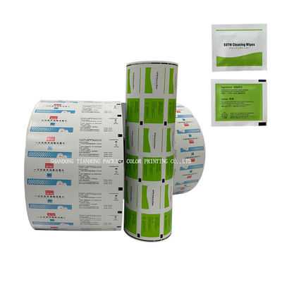 Alcohol Prep Pads Sachet Packaging 73gsm Papel Cartão com barreira de umidade avançada