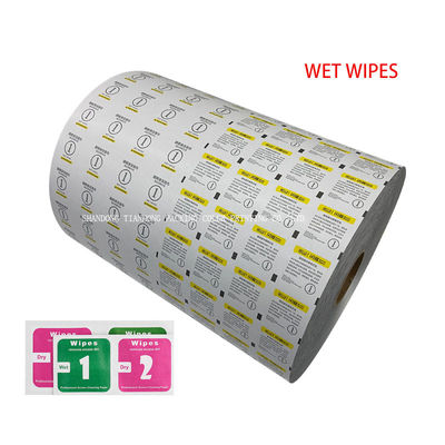 Alcohol Prep Pads Sachet Packaging 73gsm Papel Cartão com barreira de umidade avançada