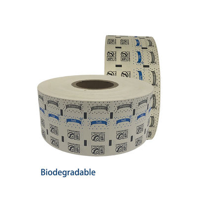 Rolo de filme de embalagem de sal macio com impressão flexográfica de papel revestido com PE e papel macio