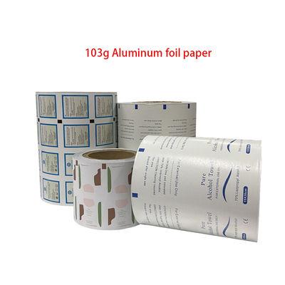 Anti-Alcohol Factor 100 toneladas Embalagem automática Alumínio Papel plástico laminado Rolo de filme personalizado