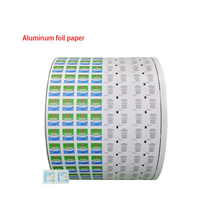 Anti-Alcohol Factor 100 toneladas Embalagem automática Alumínio Papel plástico laminado Rolo de filme personalizado