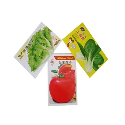 Selo térmico Sacos de embalagem de sementes de vegetais de plástico personalizados para agricultura