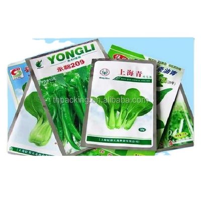 Selo térmico Sacos de embalagem de sementes de vegetais de plástico personalizados para agricultura