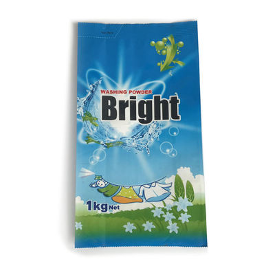 Saco de embalagem personalizado de detergente PET / PE em pó de lavagem com desenho de impressão gravura