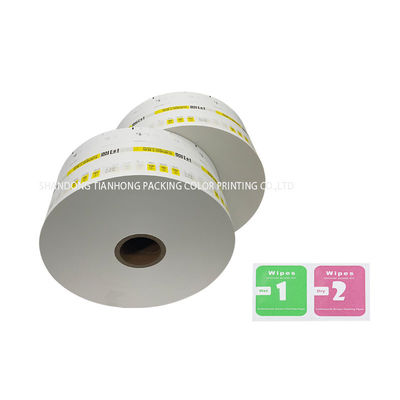 Rolo de filme de embalagem alimentar com papel revestido com sal e papel revestido à prova de umidade
