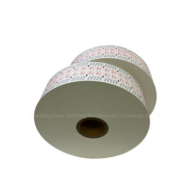 58g Logotipo personalizado Tamanho de filme de embalagem rolo com material laminado e papel especial