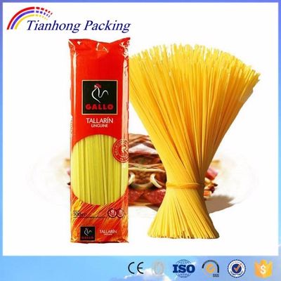 Sacos de embalagem de macarrão espaguete e fusilli em espiral com certificação ISO9001 2008