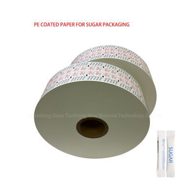 Rolo de filme de embalagem revestido com PE para material de embalagem de sal e pimenta com logotipo personalizado