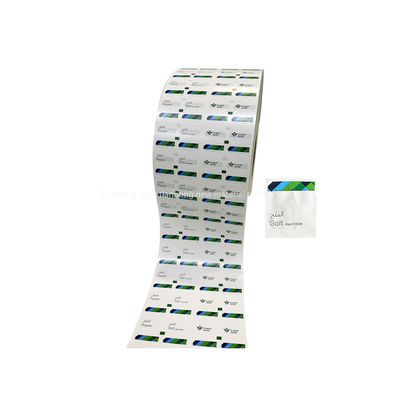 Papel especial de impressão flexográfica para fácil raspagem de sacos de sal, pimenta e açúcar