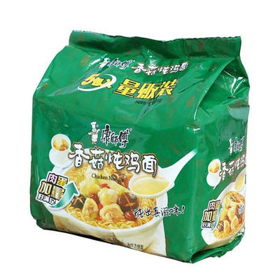 Ramen instantâneo embalar macarrão embalagem sacos de plástico com saco lateral ISO9001 2015/CE