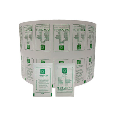 Embalagem impressa Bzk Antisséptico Limpe papel de papel de papel de papel de alumínio para o método de laminação complexo
