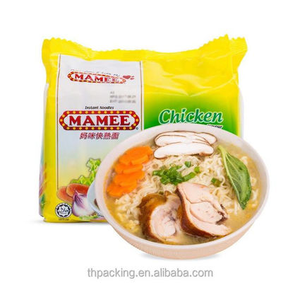 Noodles instantâneos Sacos de embalagem de plástico BOPP/VMCPP descartáveis Estrutura do material PET/PE