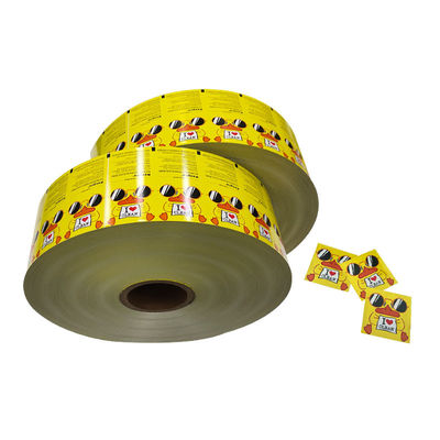 Rolo de papel laminado de alumínio flexível para almofadas de preparação de álcool/sacos de toalhas de limpeza