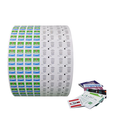 Rolo de filme de alumínio úmido para flexografia Impressão de papel de folha de alumínio de 0-9 cores por rolo