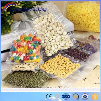 Saco de vácuo em relevo descartável para armazenamento de alimentos / frutos do mar / alimentos congelados