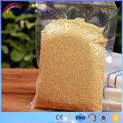 Saco de vácuo em relevo descartável para armazenamento de alimentos / frutos do mar / alimentos congelados