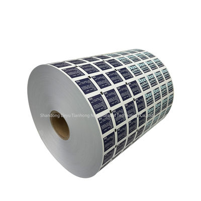 Papel de folha de alumínio para impressão personalizada de cor para gesso antipirético Largura 30-1100mm