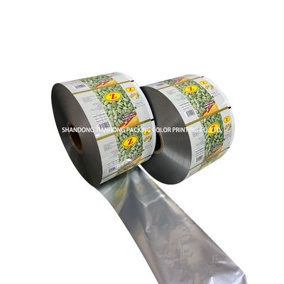 40-150 Micron espessura Logotipo personalizado laminado CPP OPP Folha de alumínio de embalagem de alimentos rolos de filmes