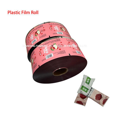 Rolos personalizados de película flexível laminada de plástico para embalagens de leite em pó