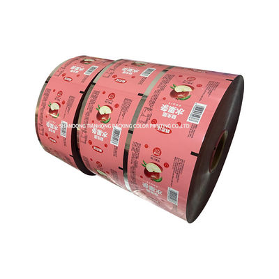 Rolos personalizados de película flexível laminada de plástico para embalagens de leite em pó