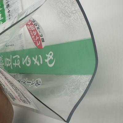Saco de embalagem de alimentos personalizado para chupa-chupa de volta fechado saco sacos de doces claros