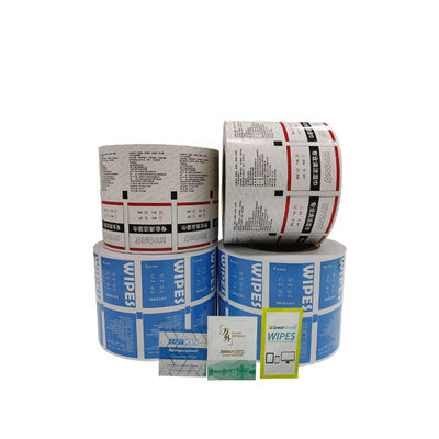 Toalhas de papel molhado de celulose mecânica para impressão de papel/gel de folha de alumínio a cores 0-9