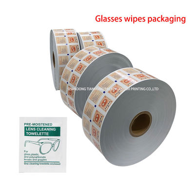 30-1100 mm Largura Flexografia Impressa Gravação de papel de alumínio rol de filme para Bzk Wipes Saquetes