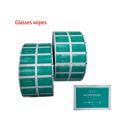 30-1100 mm Largura Flexografia Impressa Gravação de papel de alumínio rol de filme para Bzk Wipes Saquetes