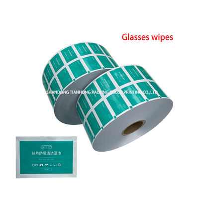 30-1100 mm Largura Flexografia Impressa Gravação de papel de alumínio rol de filme para Bzk Wipes Saquetes