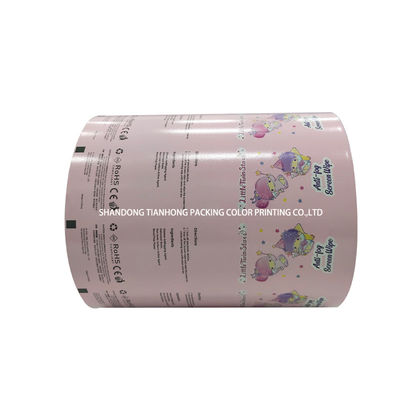 Flexografia Impressão de logotipo CPP OPP Rolo de película de folha de alumínio para estrutura de papel PE LWC