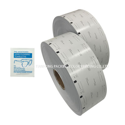 73G/83G/103G Largura Película de papel de alumínio de rolos de pasta de madeira para material de embalagem 30-1100mm