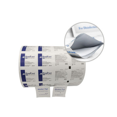 Papel Papel Material de embalagem de plástico Rolo de filme para embalagem médica